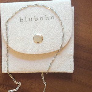 'bluboho' pirouette choker necklace in Sterling Silver